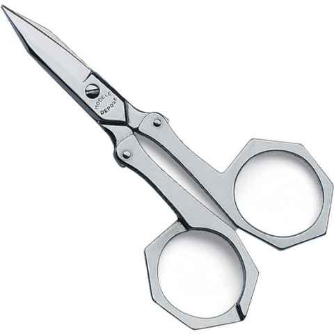 Victorinox zakschaar 10cm - Opvouwbaar - Leren etui