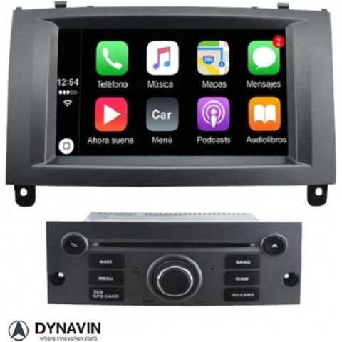 Navigatie Peugeot 407 2004-2011 carkit android 13 usb 64 gb met apple carplay en android auto