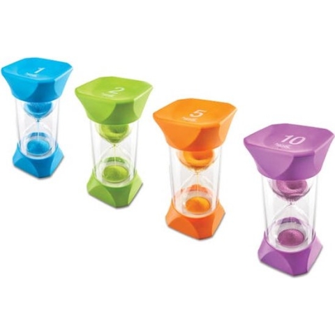 Mega zandloper (set van 4 stuks)