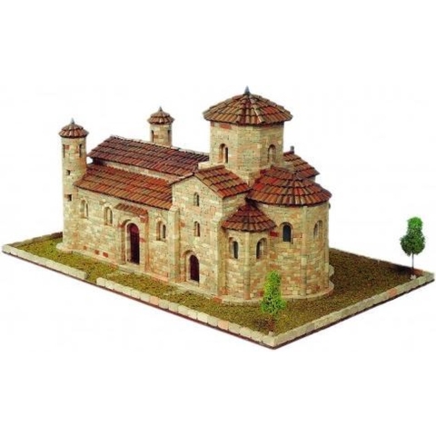 Stenen Bouwpakket Kerk van San Martin Fromista (Spanje)- Steentjes