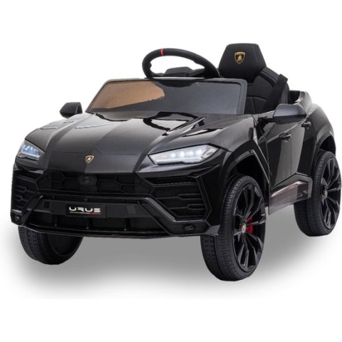 Lamborghini Urus Elektrische Kinderauto - 12V - 35cm Zit Hoogte - 1-3 Jaar - Extra Functies - Zwart