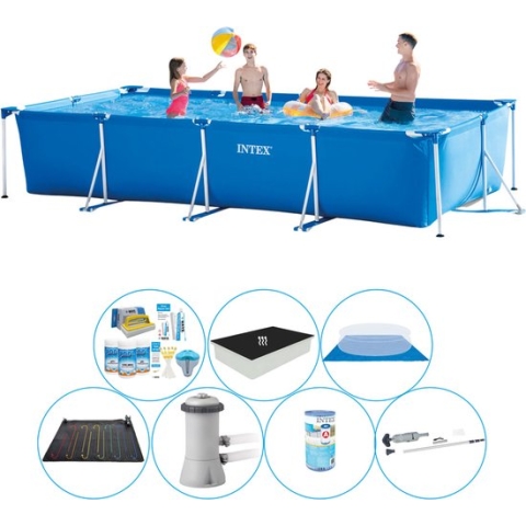 Slimme Zwembad Deal -  Frame Pool Rechthoekig 450x220x84 cm