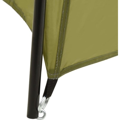 vidaXL Zwembadtent 500x433x250 cm stof groen