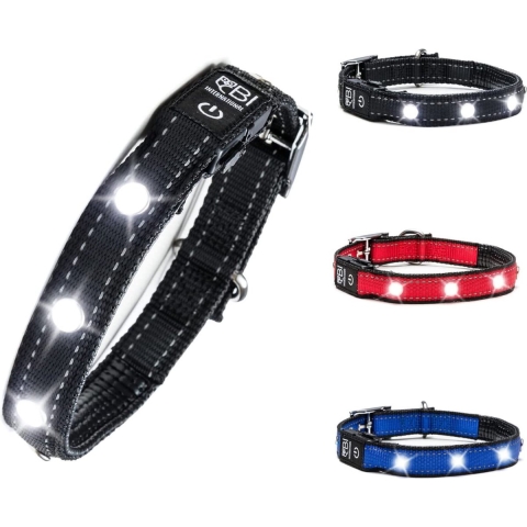 Honden licht – Hondenhalsband met licht – Hondenlicht - Hond uitlaten – Hondenlamp