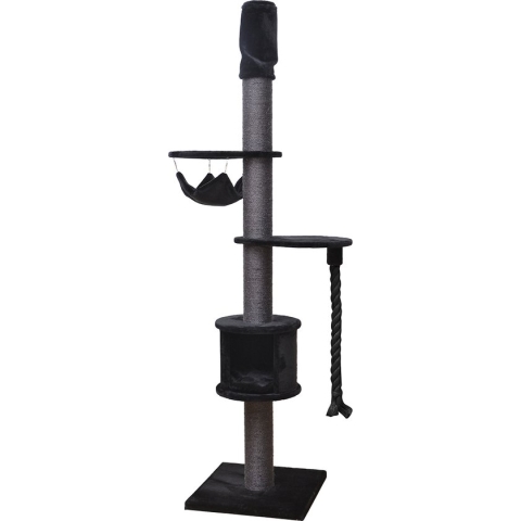 Ebi krabpaal chester 58x58x220-250cm zwart