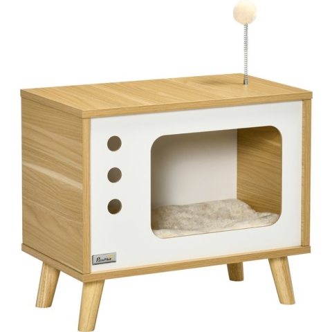 PawHut Kattenhuis met kussen D30-595V00