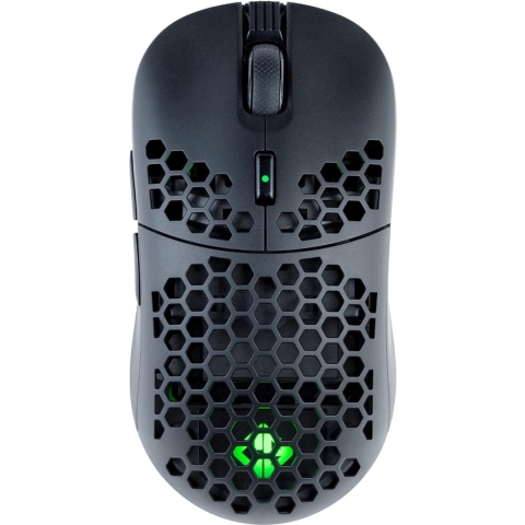 Cosmic Byte Kilonova 3370IC PRO X-Light Wireless Gaming Mouse | 71 Grams Lightweight | Pixart 3370 Sensor | DIY Hot-swappable Switches | 0.8MM PTFE feet (Black) Adjustable Click Depth | Best Gaming Sensor | Honeycomb Design