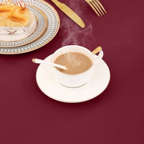 Tafelkleed afwasbaar, rechthoekig, 100 x 140 cm, polyester, waterafstotend, lotuseffect, vuilafstotend, afwasbaar, tafelkleed voor feest, keuken, Kerstmis, wijnrood