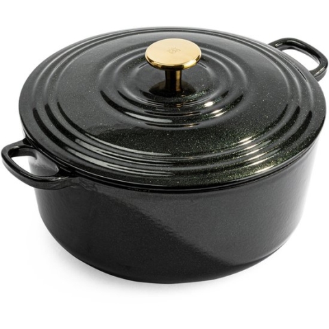 BK Bourgogne braadpan 28 cm - limited edition - goud - glitter - gietijzer - inductie