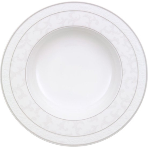 Villeroy & Boch 1043922700 Rond Grijs, Wit eetschaal