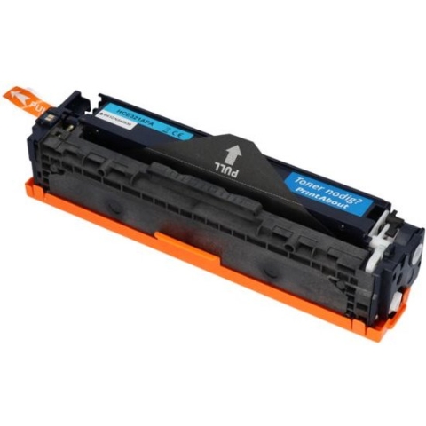 HP 128A (CE321A) toner cyaan Huismerk