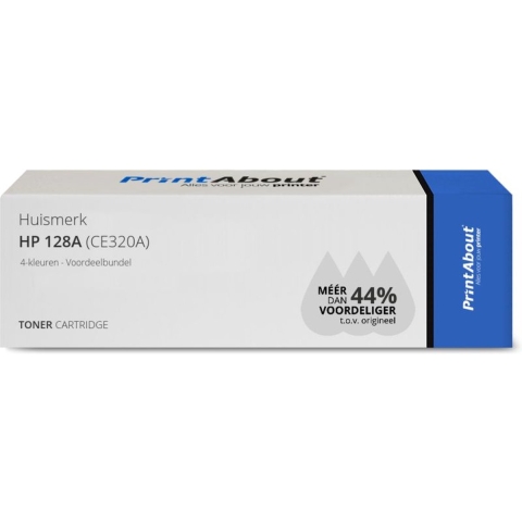 PrintAbout - Alternatief voor de HP CE320A (nr 128A) / 4 Kleuren