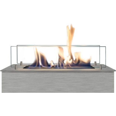 Xaralyn - Cuneo tafelhaard - Bio Ethanol haard - MDF - 26 x 53 x 105 cm - Grijs