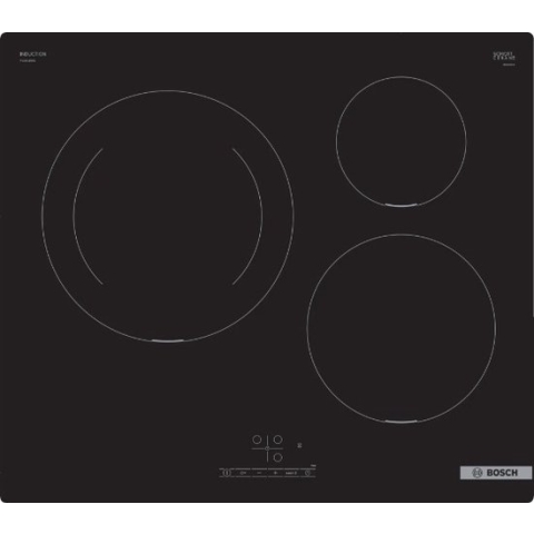 Bosch Serie 4 PUJ611BB5E kookplaat Zwart Ingebouwd 60 cm Inductiekookplaat zones 3 zone(s)