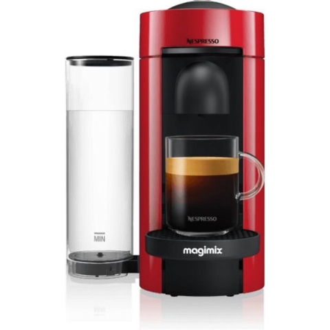 Magimix - Nespresso Vertuo Plus - Kersenrood