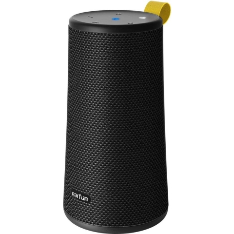 EarFun UBOOM® Draadloze bluetooth 5.0 speaker - IPX7 Waterproof - Ingebouwde microfoon - Activate Voice Assistant - 360° geluid - Zwart