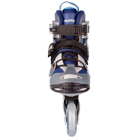 Nijdam Inlineskates - Hi Performance - Marine/Donkergrijs/Lichtblauw - 38