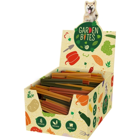 Garden Bites Stix S - Hondensnack - 13cm - 15g - Gemengde Kleuren - 216st
