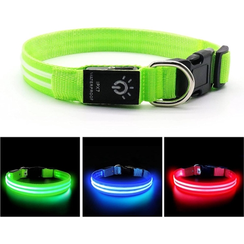 Honden licht – Hondenhalsband met licht – Hondenlicht - Hond uitlaten – Hondenlamp