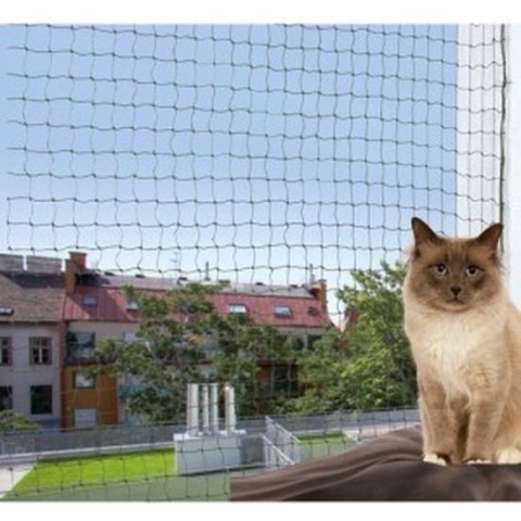 Trixie Net voor Balkon Reinforced - Olijfgroen - 8 x 3 m