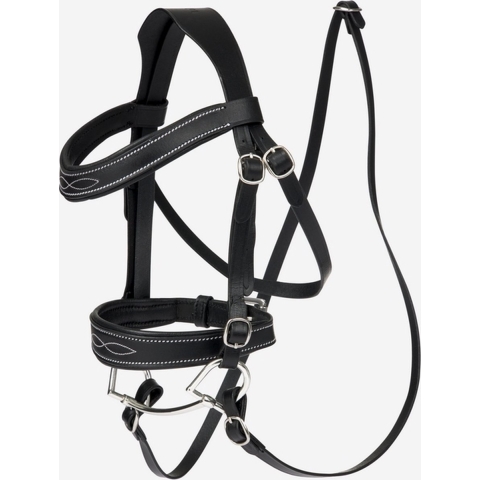 Lemieux Hoofdstel Stokpaardje Hobby Horse Competition Zwart