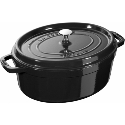 Staub Ovale Braadpan, 31cm zwart