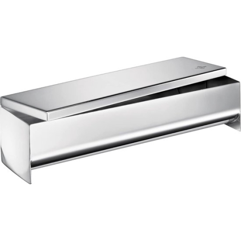 Professionele terrinevorm, rond, met deksel, roestvrij staal, 30,5 x 6 x 6 cm, 700 ml, pasteitvorm, parfaitvorm, voor terrinen en pasteien