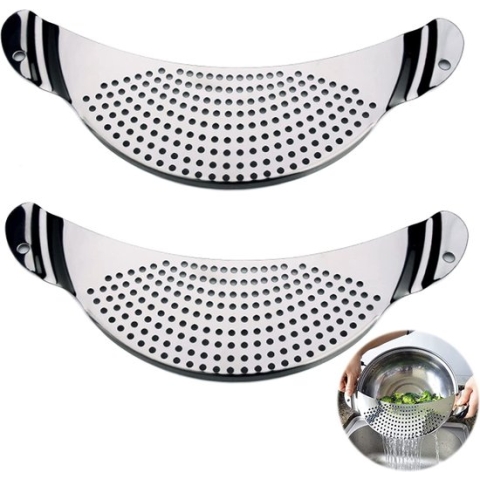 Vergiet Zeef Fondue Zeef Keuken Tool Roestvrij - zeefjes / Fondue zeef - Fondue strainer / Zeef Schep