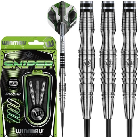 WINMAU - Sniper: Steeltip Tungsten Dartpijlen Professioneel - 23g