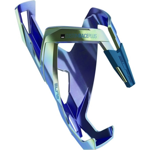 ELITE Bidonhouder Custom Race+ Shiny Blauw Groen