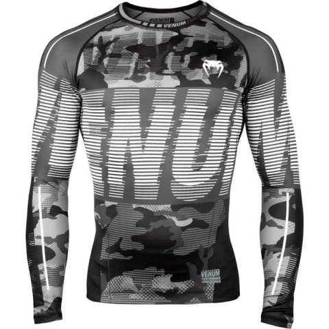 Venum Tactical Rashguard - Lange Mouwen - Camo - Grijs - M