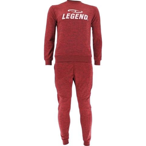 Joggingpak met Sweater Kids/Volwassenen Rood SlimFit Polyester  8-9 jaar