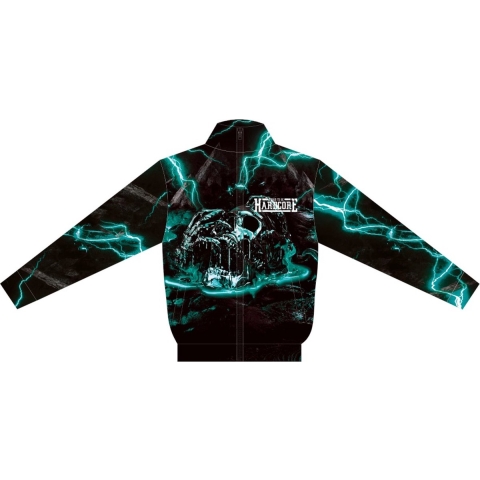 PROUD TO BE HARDCORE® - Trainingsjack - Blauw - Hardcore - Trainingsjack Heren - Trainingspak Heren - Rits - Maat XXL - 2XL