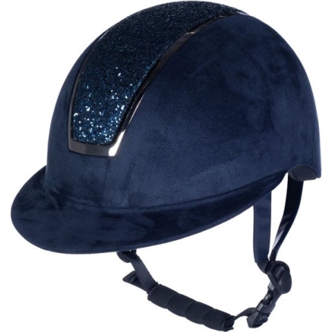 veiligheidshelm cap Lady Shield Sparkle Velours donkerblauw maat M (55 - 57cm)