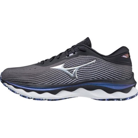 Mizuno Wave Sky 5 Dames - Sportschoenen - grijs/paars - maat 37