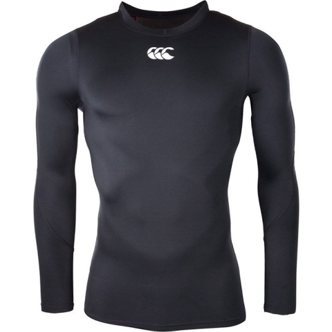 MERCURY TCR COMPRESSION LS TOP BLACK - S