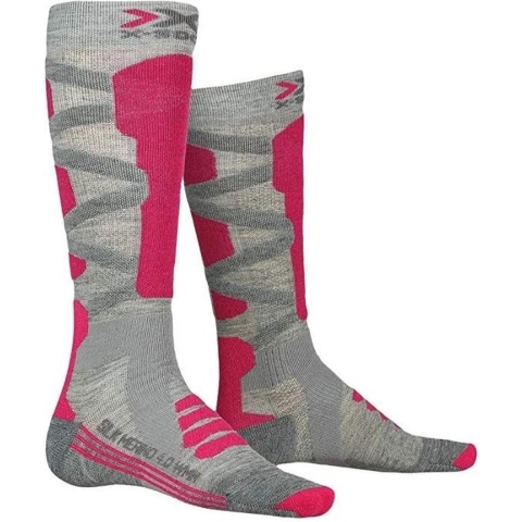 X-socks Skisokken Merino 4.0 Dames Polyamide/wol Roze Mt 39-40