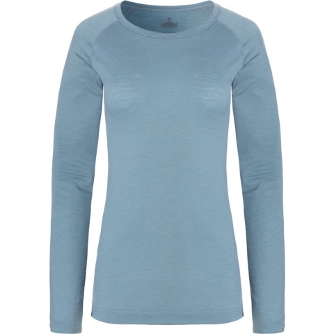 NOMAD® Pure Merino Longsleeve Dames | Lichtblauw | XXL | Lange Mouw Thermoshirt | 100% Merinowol