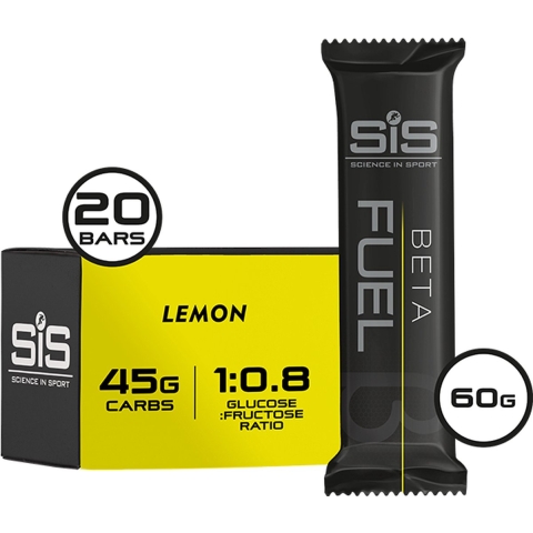 SiS Beta Fuel Chew Bar Lemon - 20 x 60 gram