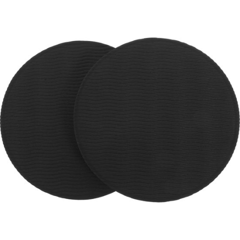 2 stuks kniematten, dikke yoga-kussens, rond voor handen, polsen, knieën, ellebogen, schouders, voor yoga, pilates (zwart)