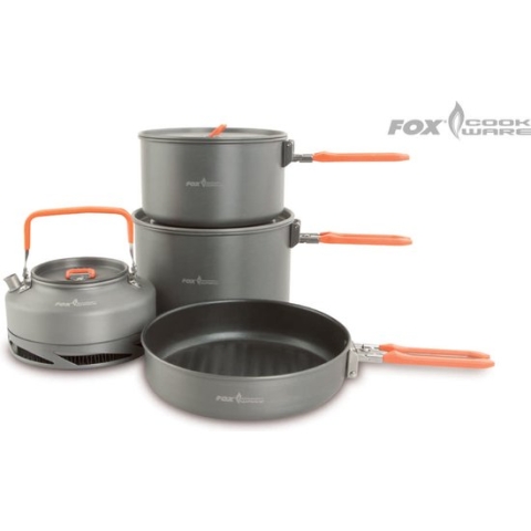 Fox Cookware - Pannenset - 3 delig - Oranje