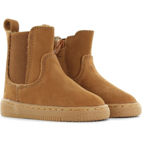Baby | Eerste stapschoenen | Jongens | Cognac | Leer | Shoesme | Maat 22