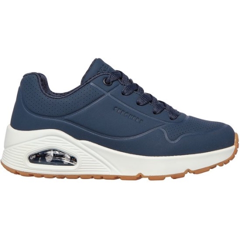 Skechers Uno-Stand On Air Jongens Sneakers - Donkerblauw - Maat 35
