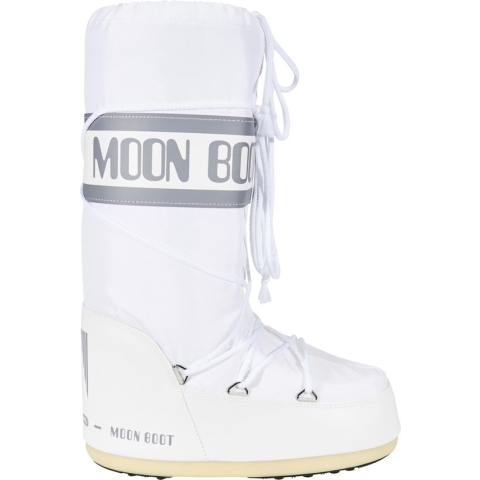 Moon Boot Nylon Laarzen, wit Schoenmaat EU 27-30