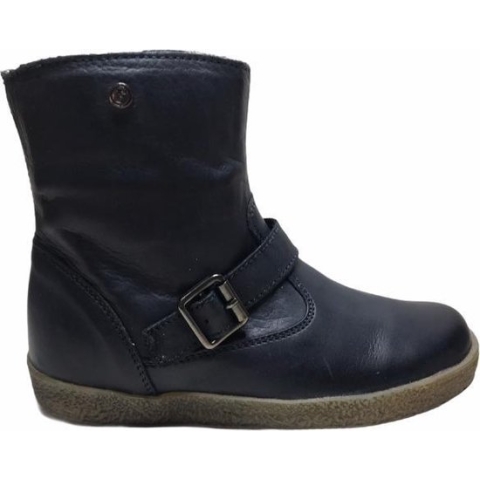 Falcotto gespje rits warme lederen laarsje casper navy  mt 19