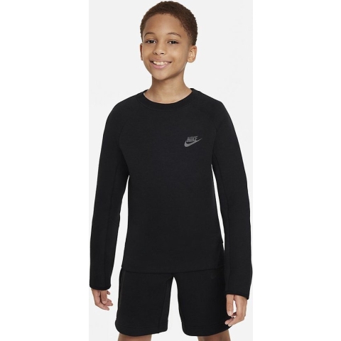 Nike Sportswear Tech Fleece Sweatshirt Kids Triple Black Maat 140/152