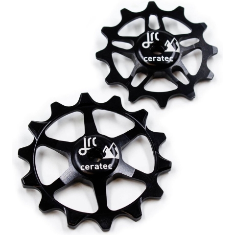 JRC-Components 14/12T Ceramic Jockey Wheels for SRAM Eagle Black - Keramische derailleurwieltjes