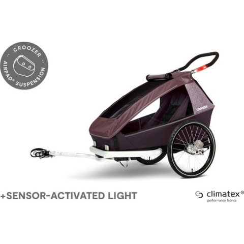 Croozer Fietskar Kid Vaaya 1 - Bloesemrood