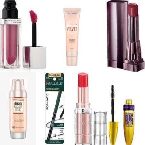 L'Oreal,Maybelline, NXY lot de 20 pcs