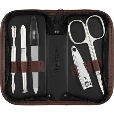 Solingen Duitsland Manicuresets voor dames & heren set van 5 stuks – Kwaliteits verzorgingsset, Nagelknipper, pincet, Nagelkit – Perfect Cadeau voor alle gelegenheden